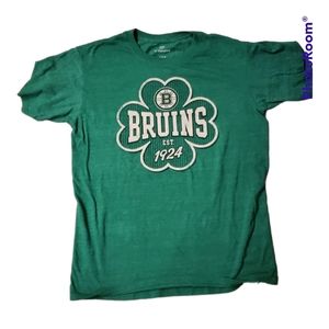 NHL Boston Bruins, Shamrock, Men's Medium Tri Blend tshirt